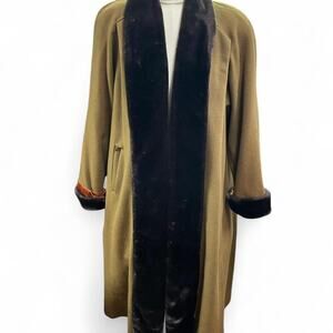 Braefair brown wool coat